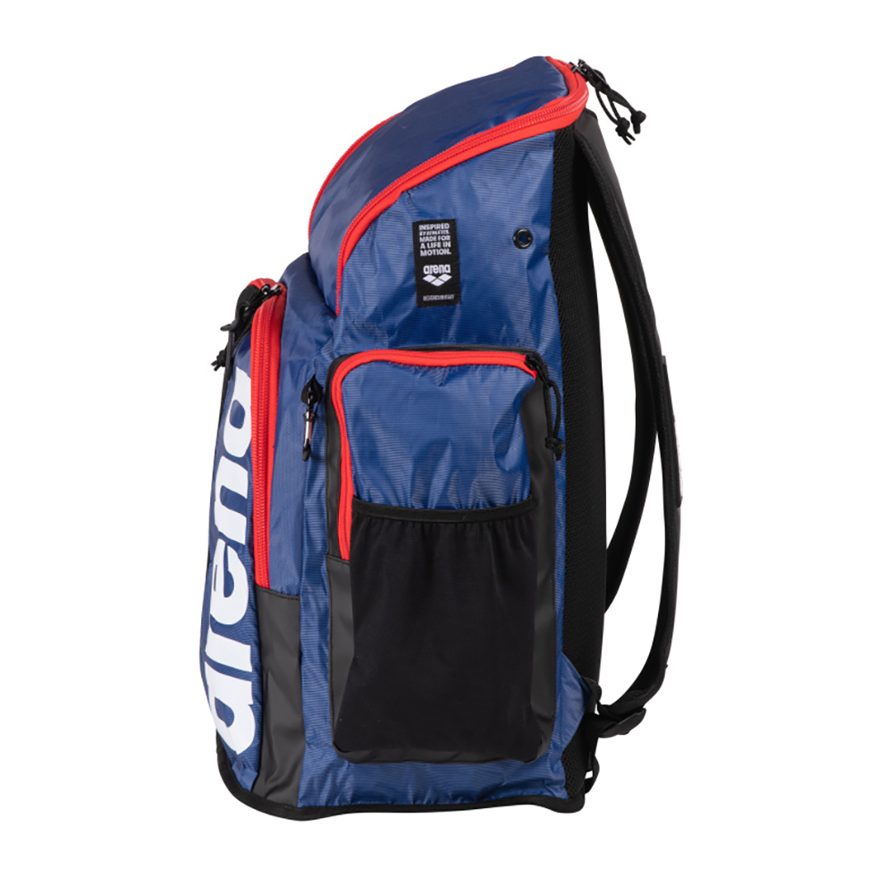 Navy / Red Arena Spiky III Backpack 45