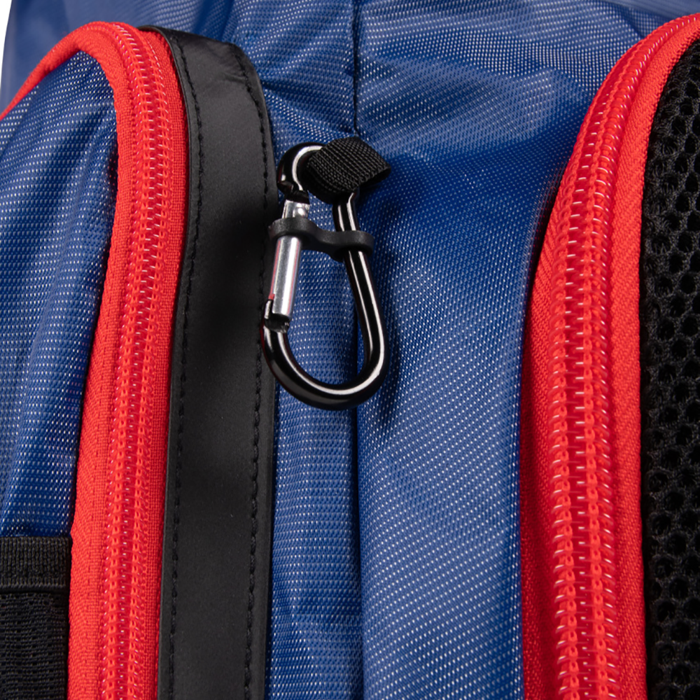 Navy / Red Arena Spiky III Backpack 45