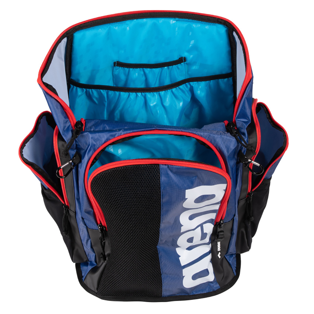 Navy / Red Arena Spiky III Backpack 45