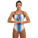 Arena Circle Stripe Swimsuit