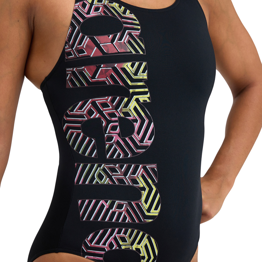 Arena Kikko Graphic Black Swimsuit