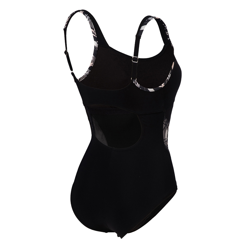 Fancy Strap Back Body Lift Swimsuit