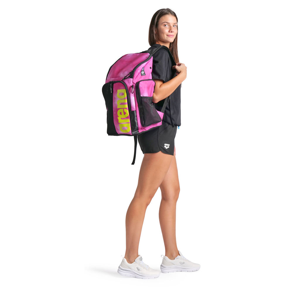 Arena Spiky III Backpack 45 - Pink Tie-Dye