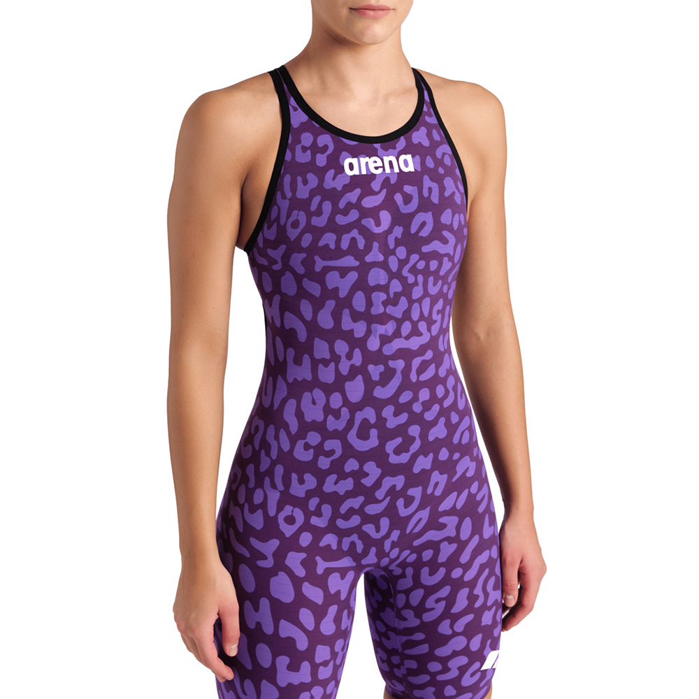 Arena Carbon Air 2 OB Kneesuit Leopard Violet