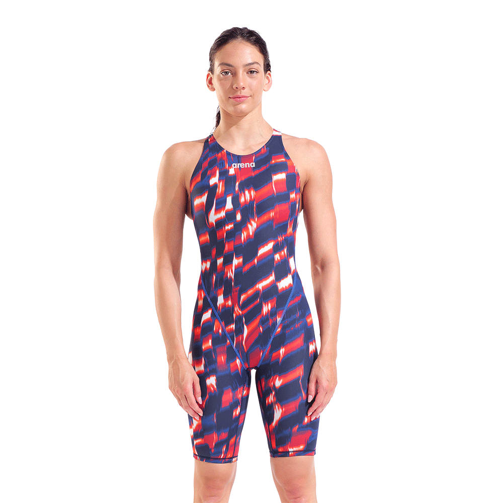Arena ST Next Kneesuit - Aqua Gleam Red / Blue