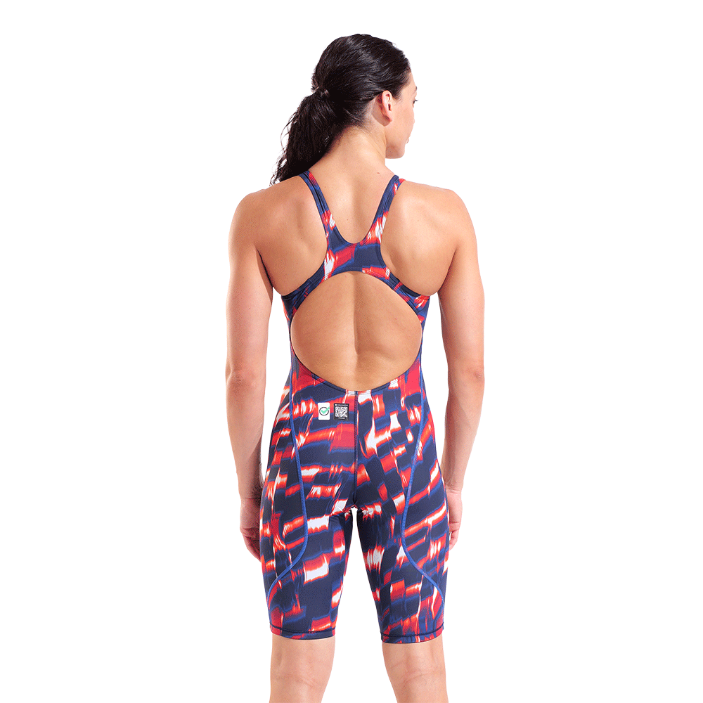Arena ST Next Kneesuit - Aqua Gleam Red / Blue