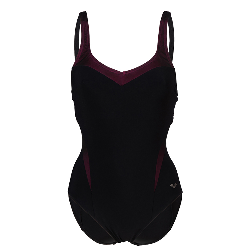 Isabel Body Lift Swimsuit - Black / Rose