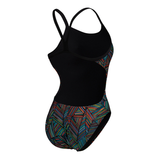 Multicoloured Arena Overview Challenge Back Swimsuit