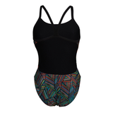 Multicoloured Arena Overview Challenge Back Swimsuit