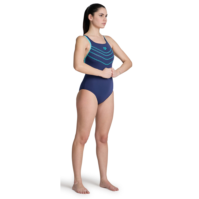Arena Losange Navy Blue Swimsuit