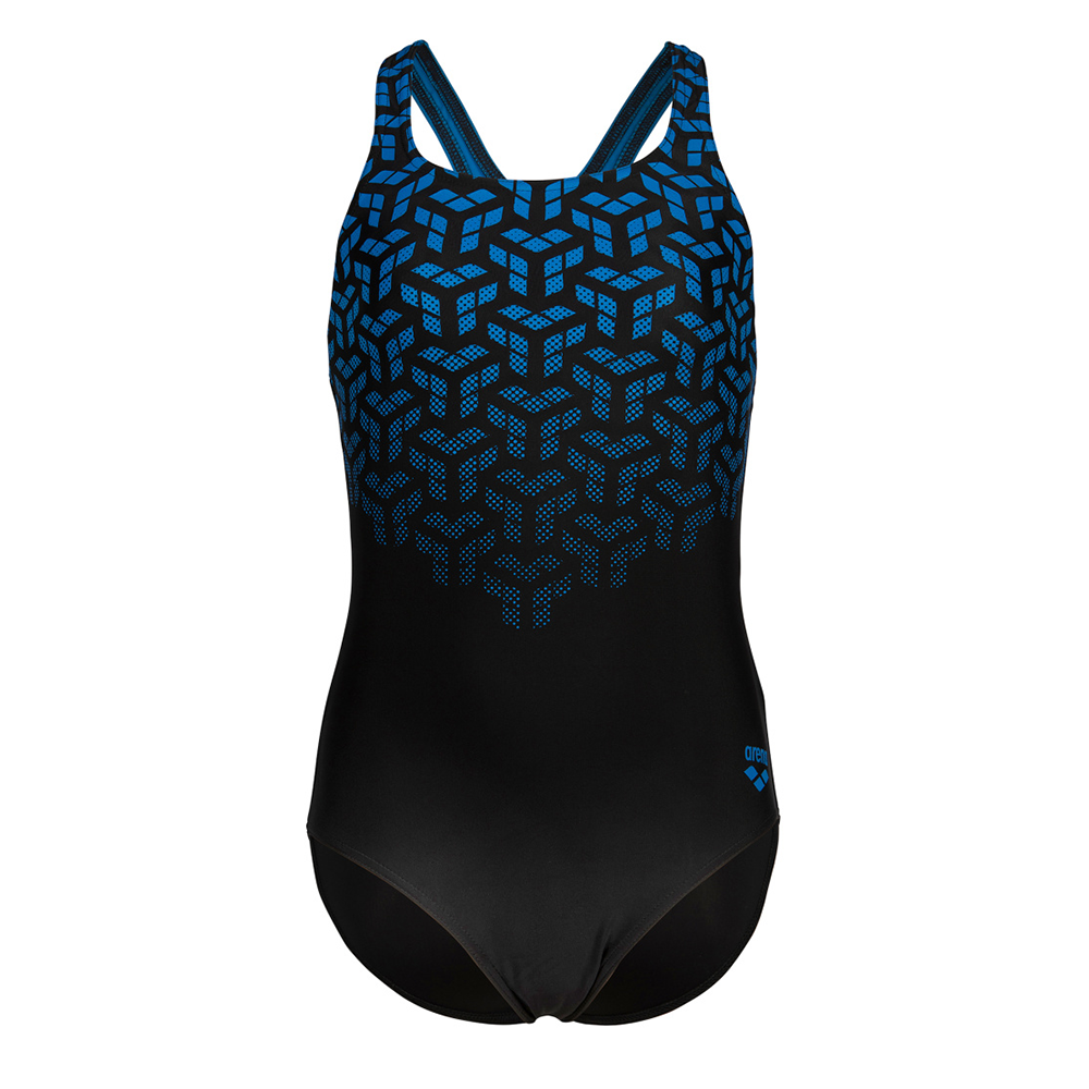 Arena Girls Kikko V Swimsuit - Black/Blue