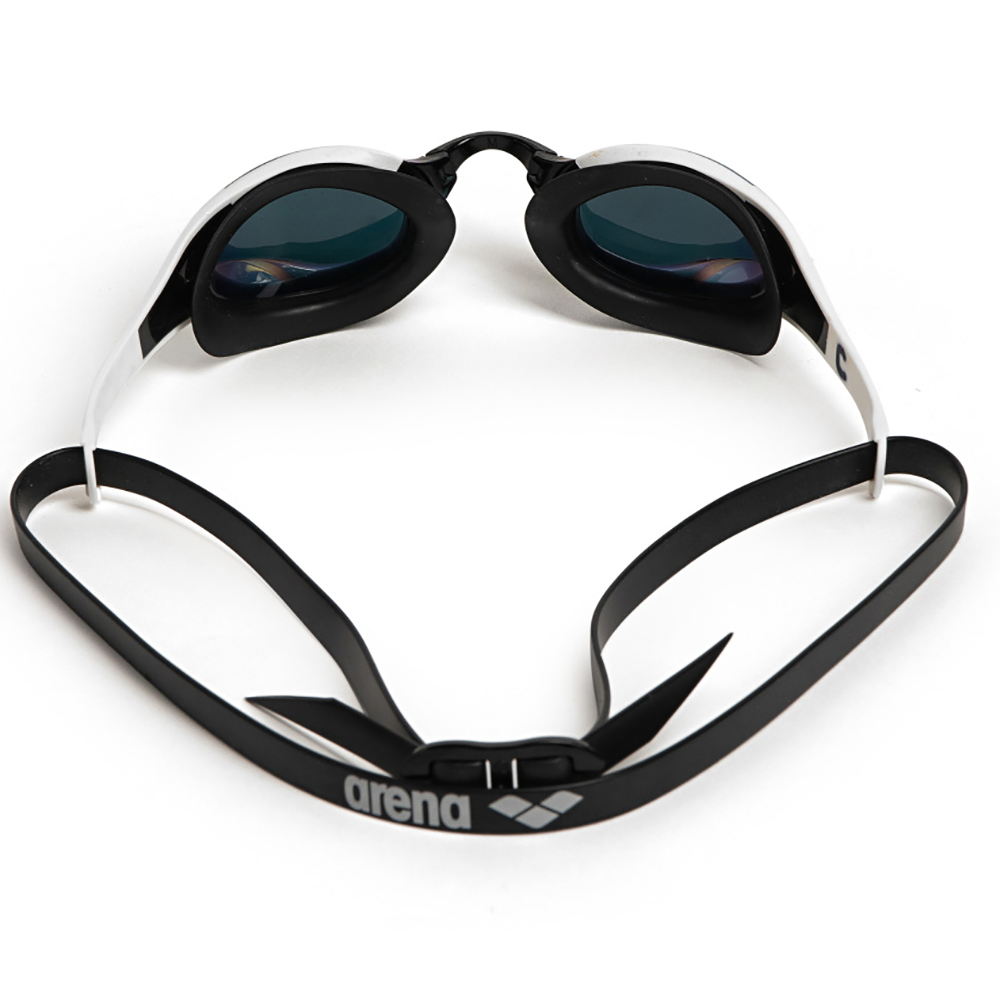 Arena Cobra Edge Swipe Mirrored Goggles - Gold / White