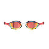 Arena Cobra Edge Swipe Mirrored Goggles - Gold / Red