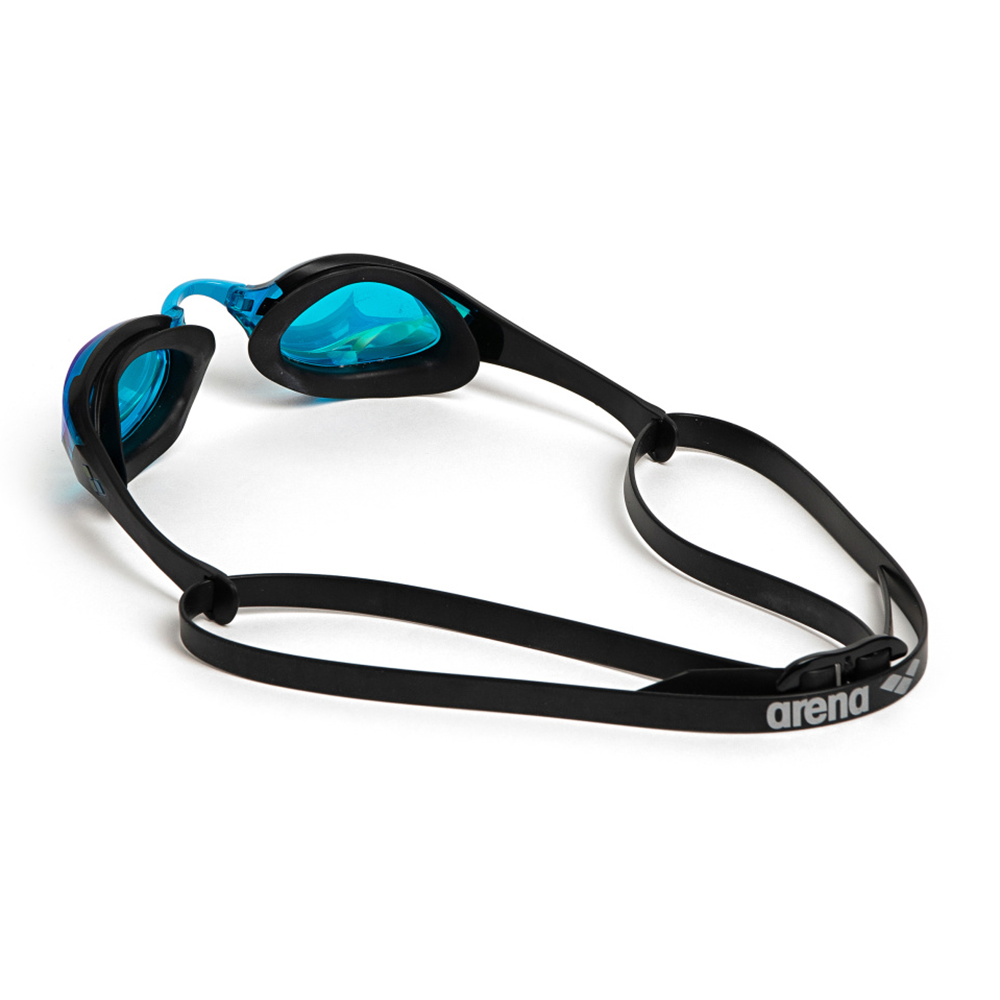 Arena Cobra Edge Swipe Mirrored Goggles - Aqua / Black