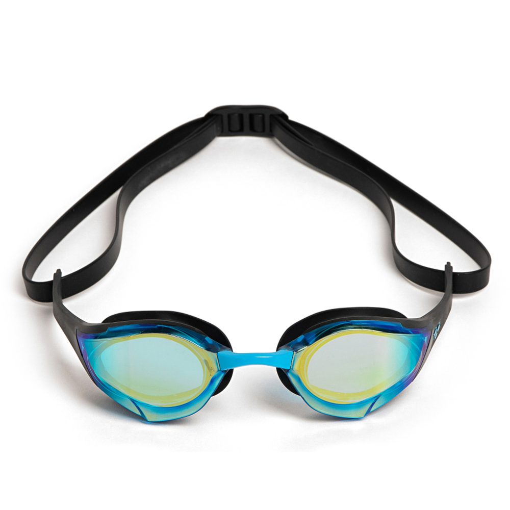 Arena Cobra Edge Swipe Mirrored Goggles - Aqua / Black
