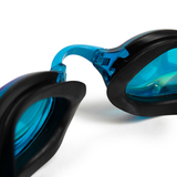 Arena Cobra Edge Swipe Mirrored Goggles - Aqua / Black
