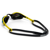 Arena Cobra Edge Swipe Mirrored Goggles - Emerald / Yellow