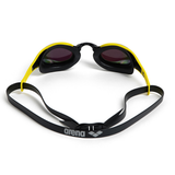 Arena Cobra Edge Swipe Mirrored Goggles - Emerald / Yellow
