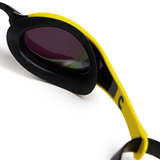 Arena Cobra Edge Swipe Mirrored Goggles - Emerald / Yellow