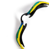 Arena Cobra Edge Swipe Mirrored Goggles - Emerald / Yellow