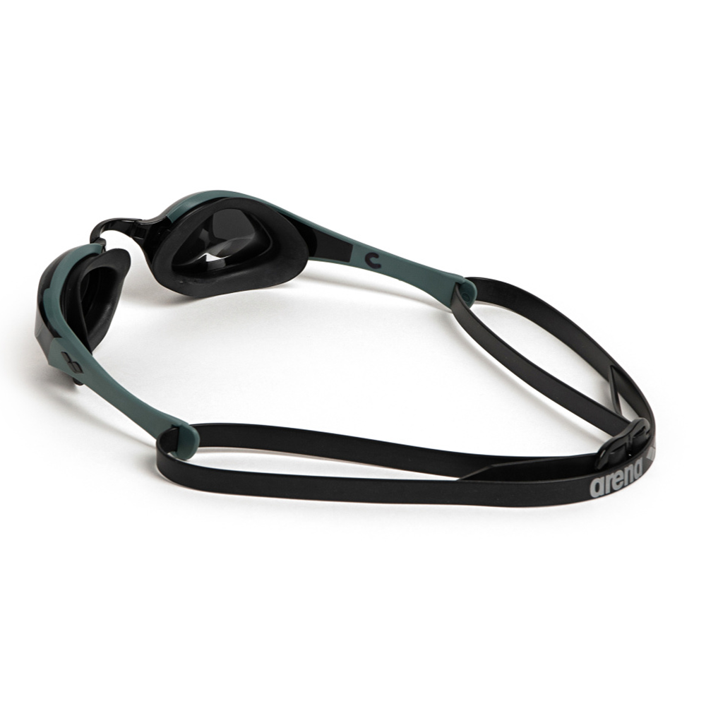 Arena Cobra Edge Swipe Mirrored Goggles - Silver / Sage