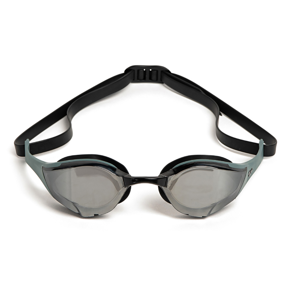 Arena Cobra Edge Swipe Mirrored Goggles - Silver / Sage