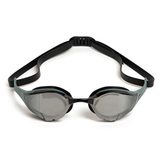 Arena Cobra Edge Swipe Mirrored Goggles - Silver / Sage