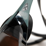 Arena Cobra Edge Swipe Mirrored Goggles - Silver / Sage