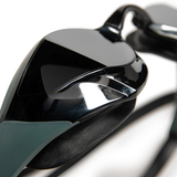 Arena Cobra Edge Swipe Mirrored Goggles - Silver / Sage