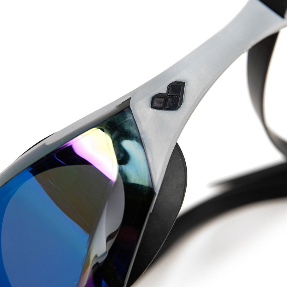 Arena Cobra Edge Swipe Mirrored Goggles - Blue / Silver