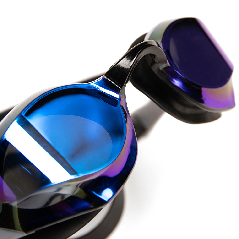 Arena Cobra Edge Swipe Mirrored Goggles - Blue / Silver