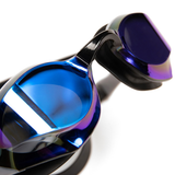 Arena Cobra Edge Swipe Mirrored Goggles - Blue / Silver