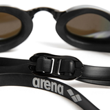 Arena Cobra Edge Swipe Mirrored Goggles - Blue / Silver