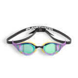 Arena Cobra Edge Swipe Mirrored Goggles - Emerald / Plum