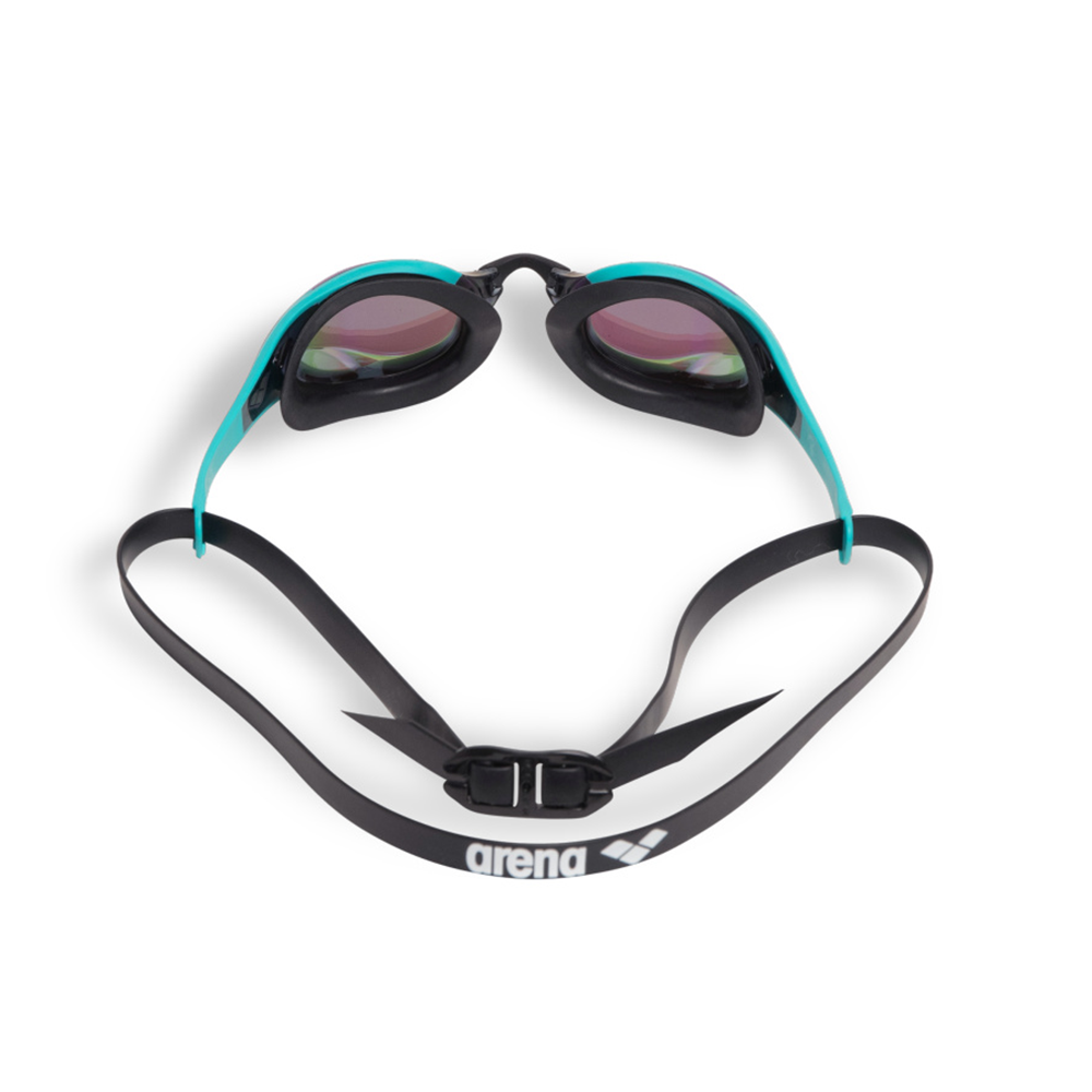 Arena Cobra Edge Swipe Mirrored Goggles - Emerald / Peacock