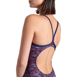Arena Abstract Tiles Navy Swimsuit