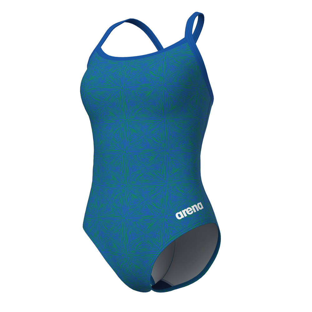 Arena Abstract Tiles Royal Swimsuit
