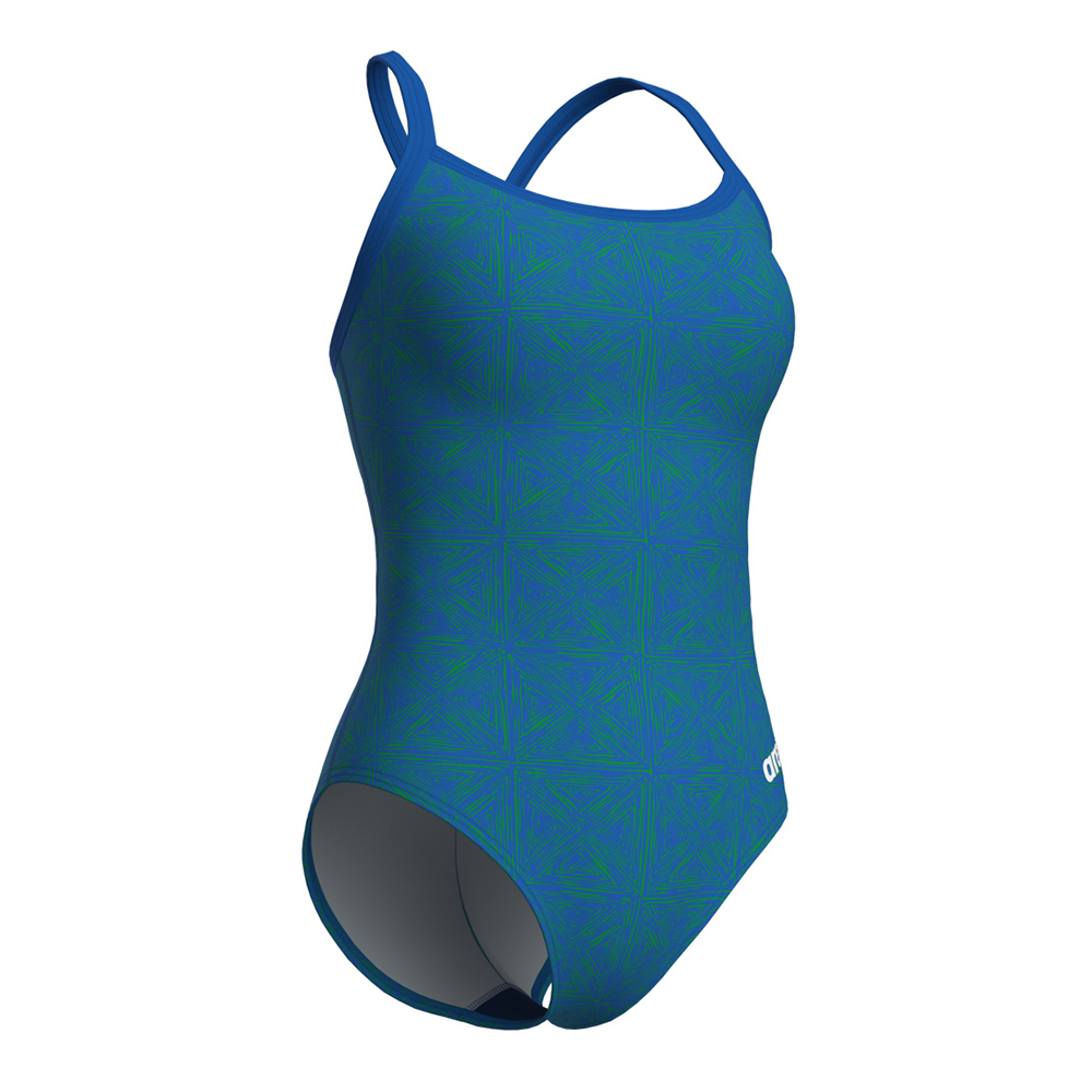 Arena Abstract Tiles Royal Swimsuit