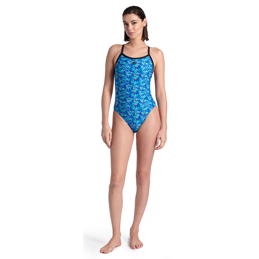 Arena Pool Tiles Challenge Back Swimsuit