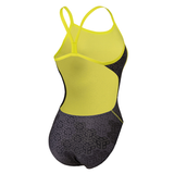 Arena Kikko Challenge Swimsuit - Black / Soft Green