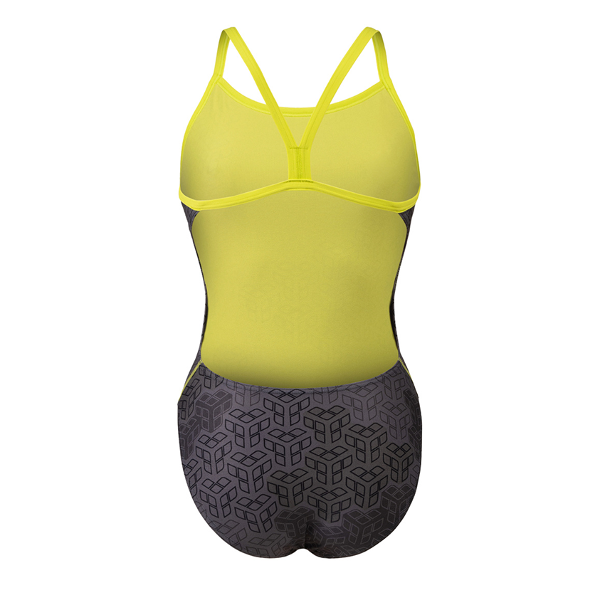 Arena Kikko Challenge Swimsuit - Black / Soft Green