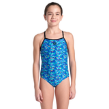 Arena Pool Tiles Girls Swimsuit