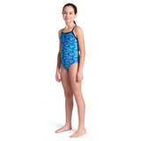 Arena Pool Tiles Girls Swimsuit