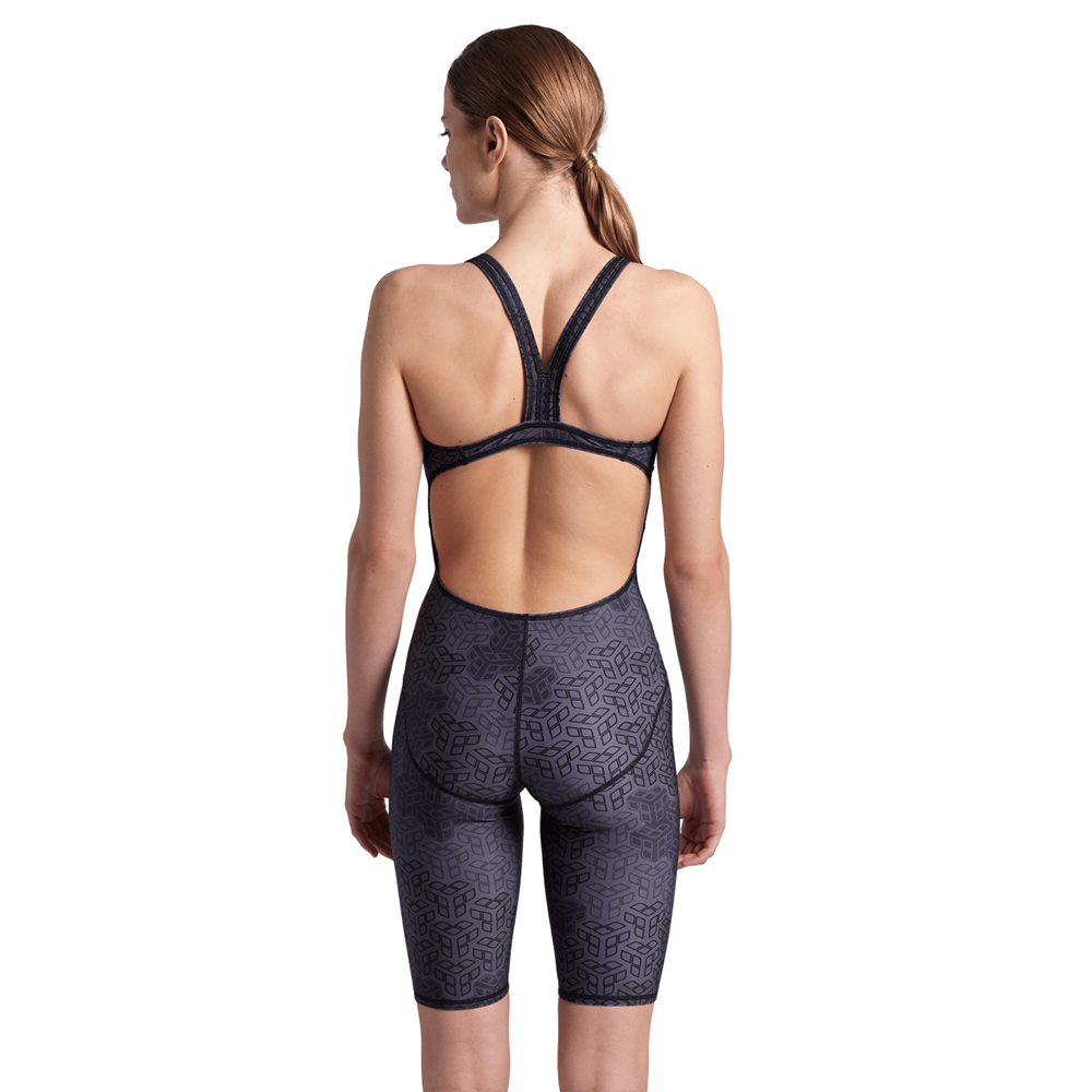 Black Arena Camo Kikko Legged Swimsuit
