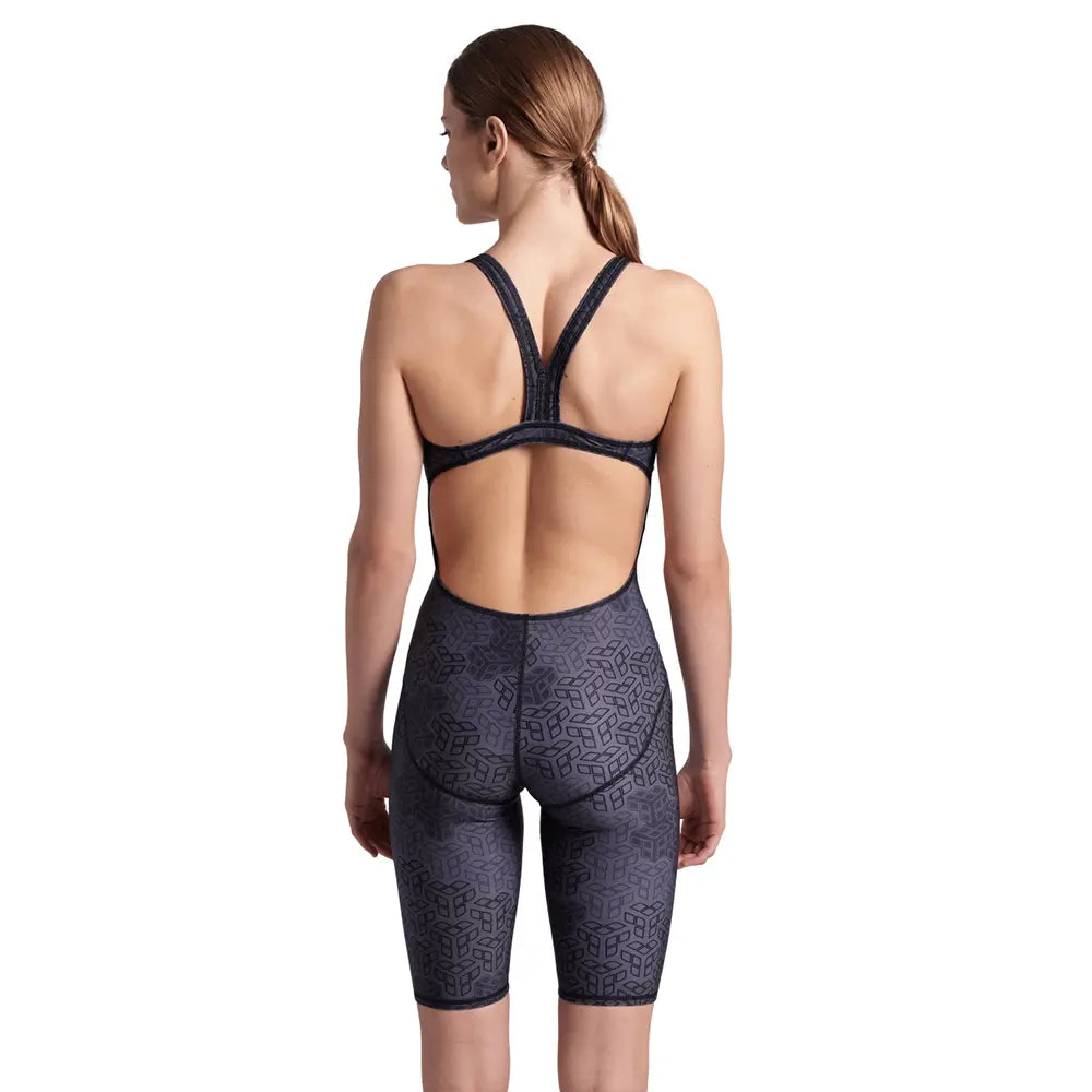 Black Arena Camo Kikko Legged Swimsuit