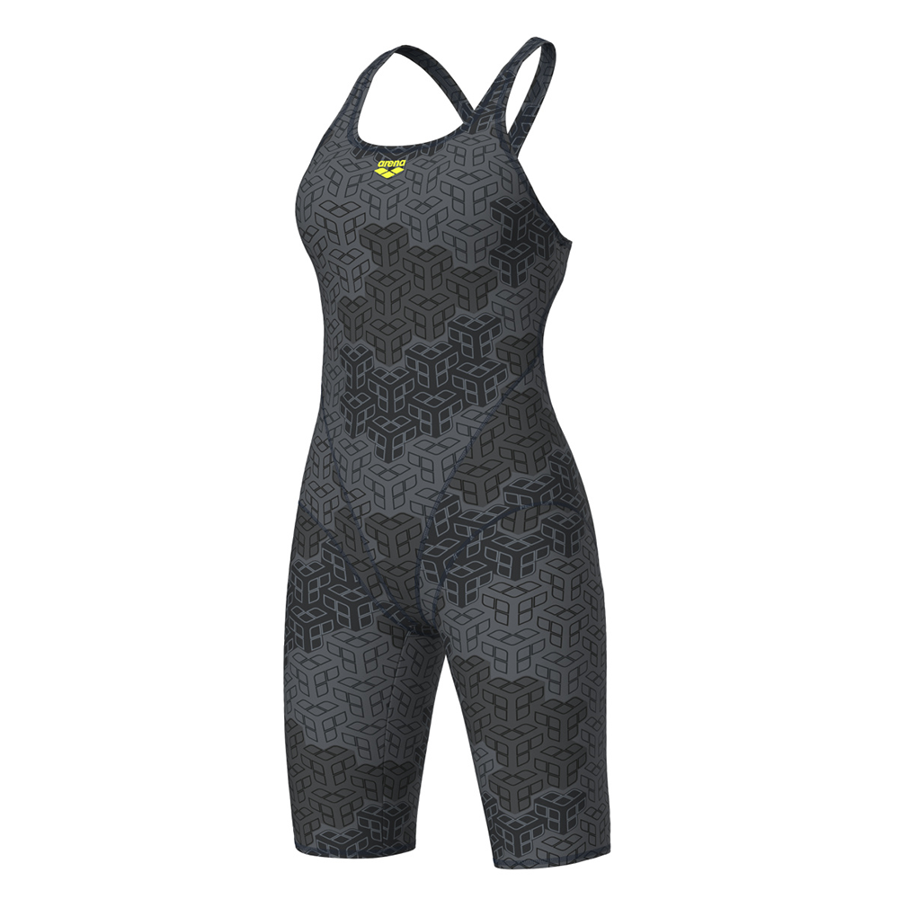 Black Arena Camo Kikko Legged Swimsuit