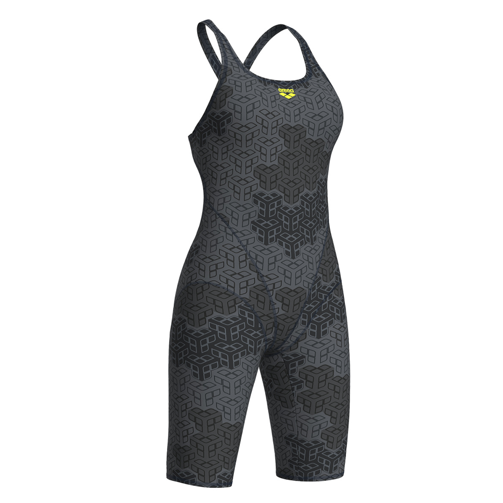 Black Arena Camo Kikko Legged Swimsuit