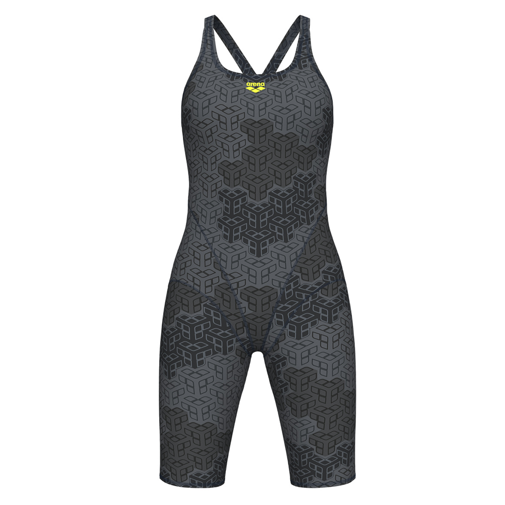 Black Arena Camo Kikko Legged Swimsuit