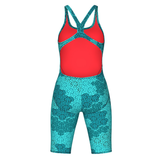 Blue Arena Camo Kikko Legged Swimsuit