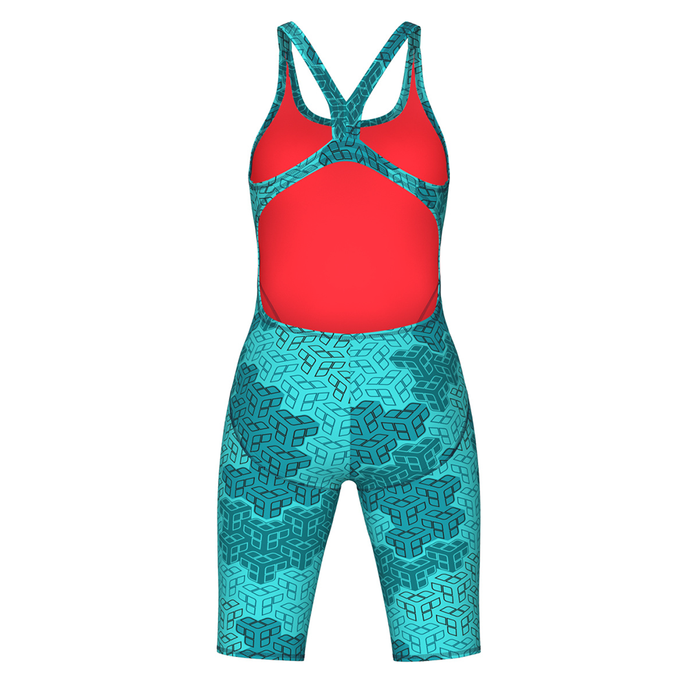 Blue Arena Camo Kikko Legged Swimsuit